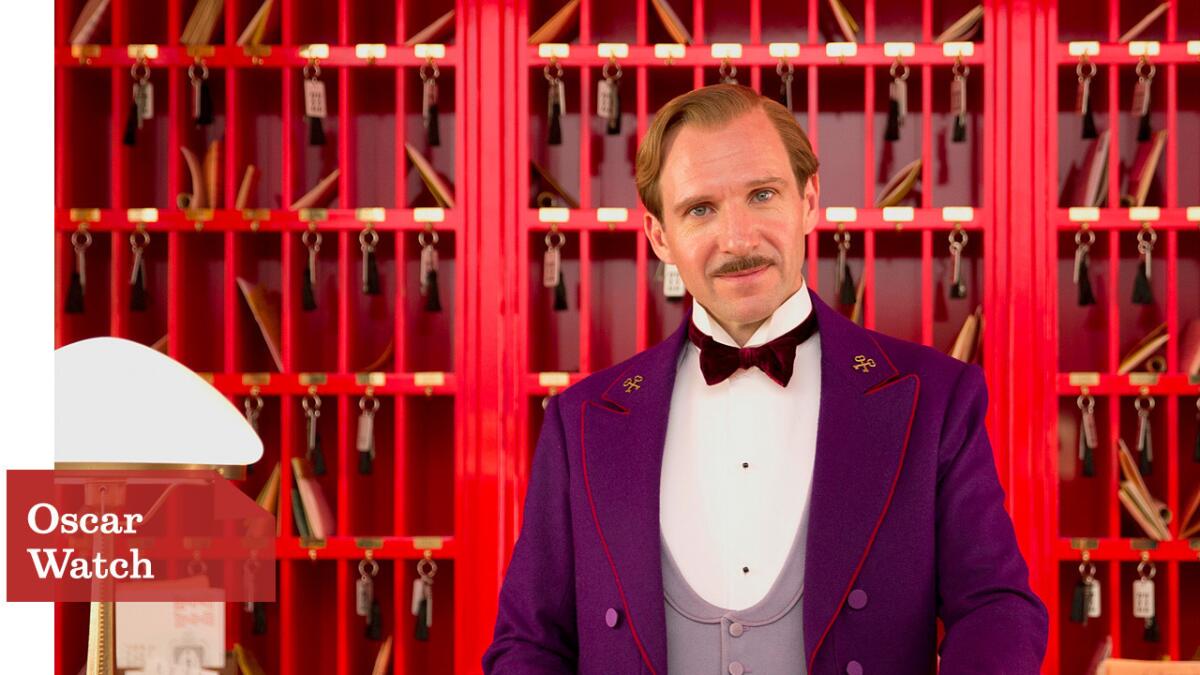 Ralph Fiennes as M. Gustave in "The Grand Budapest Hotel."