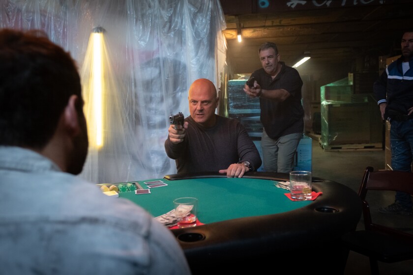 Michael Chiklis in a scene from "The Shield"