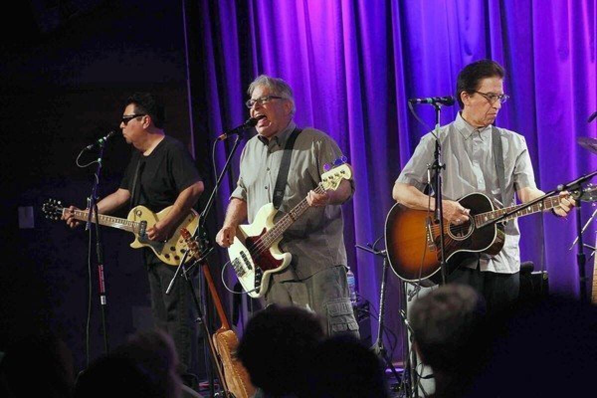 Los Lobos performs at the Grammy Museum in downtown Los Angeles in August.