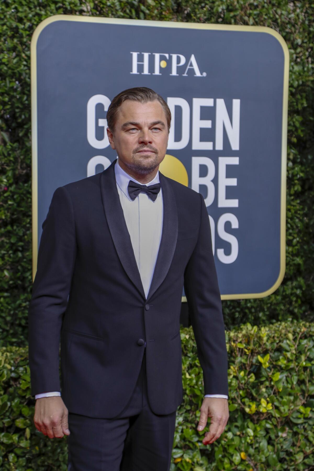 Leonardo DiCaprio is nominated in the lead actor category for his role in "Once Upon a Time ... in Hollywood."