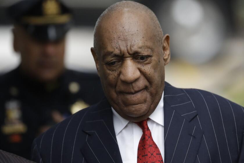 Bill Cosby arrives for a pretrial hearing in his sexual assault case, Thursday, March 29, 2018, at the Montgomery County Courthouse in Norristown, Pa. (AP Photo/Matt Slocum)