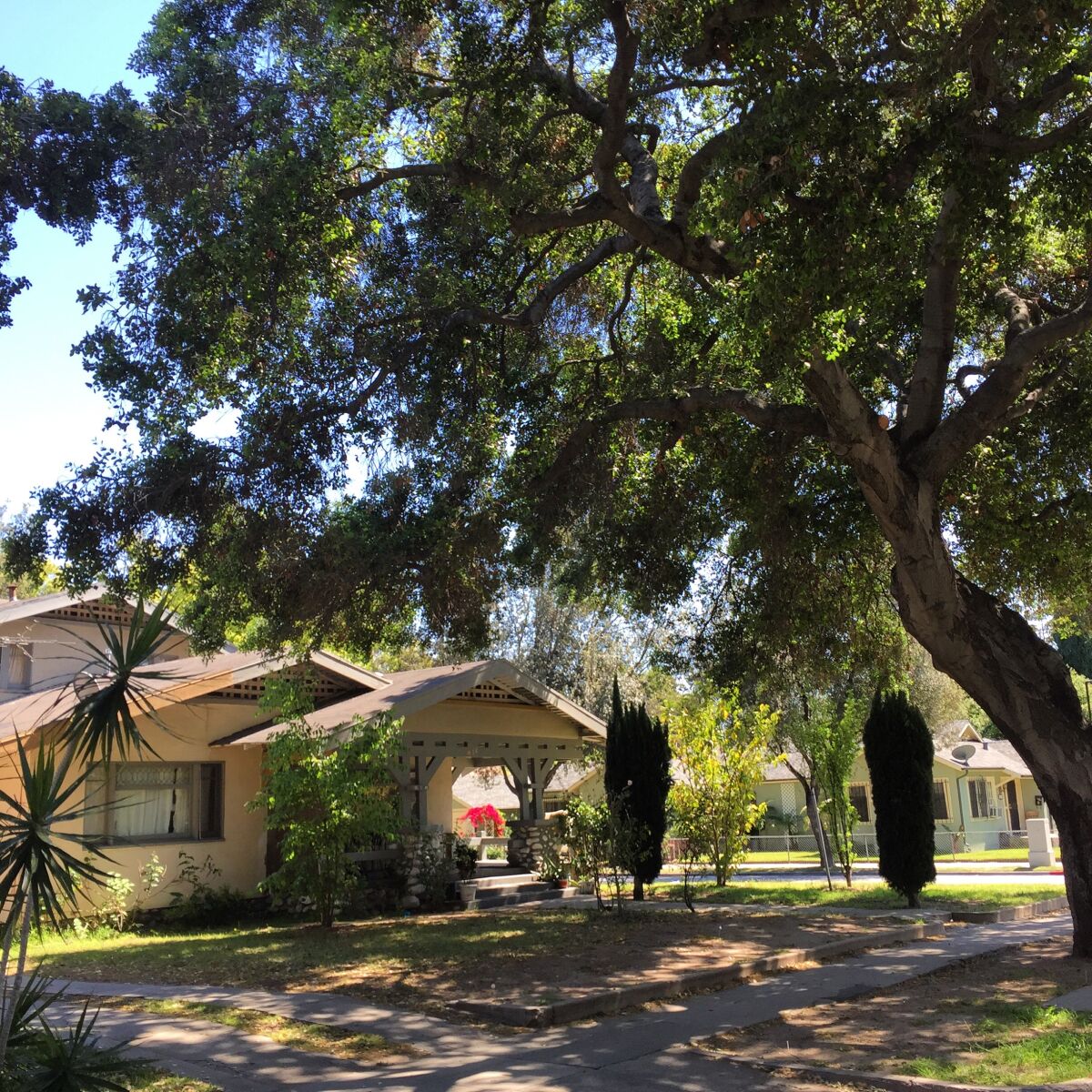 One of the houses where science fiction author Octavia E. Butler lived in Pasadena.