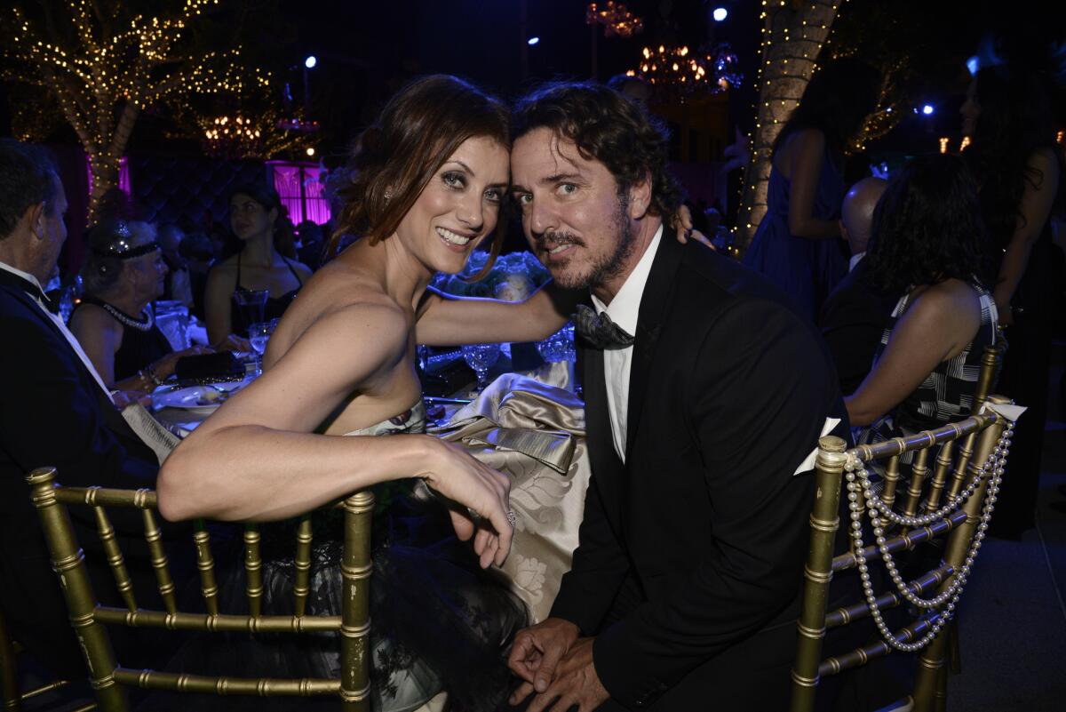 Kate Walsh and producer Chris Case at the L.A. Opera gala.