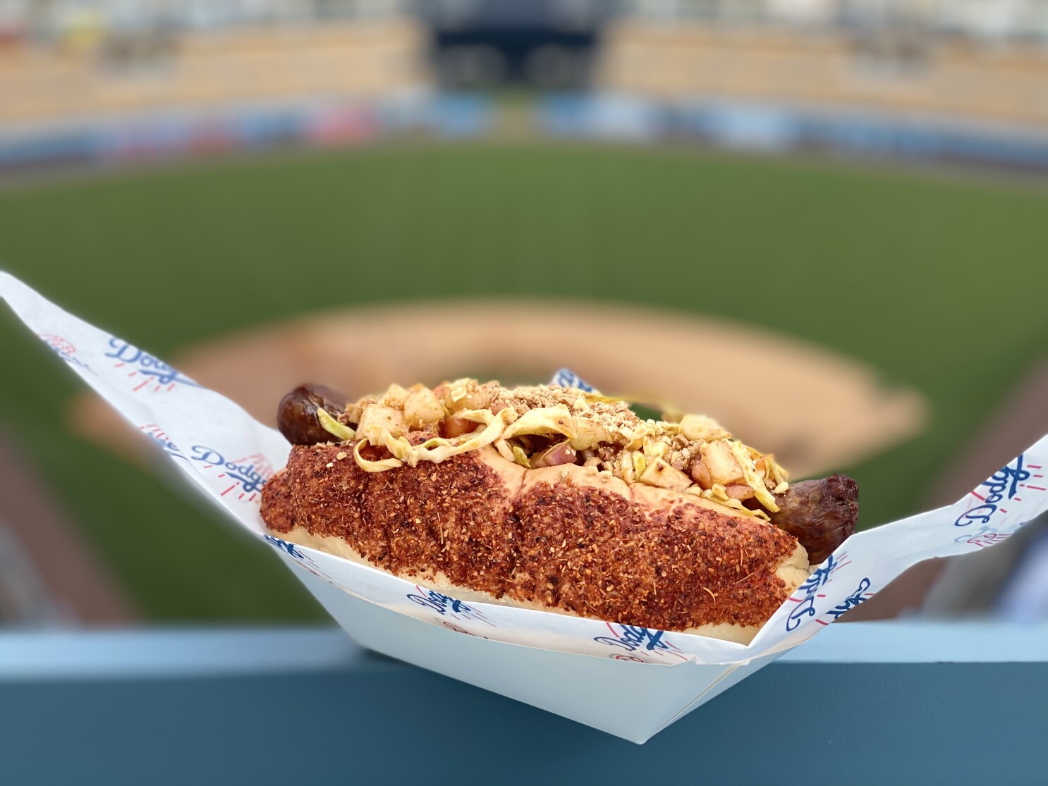Creative Mlb Ballpark Foods Make Their Debut This Season Los Angeles Times Map Of Foods At Dodger Stadium 2022