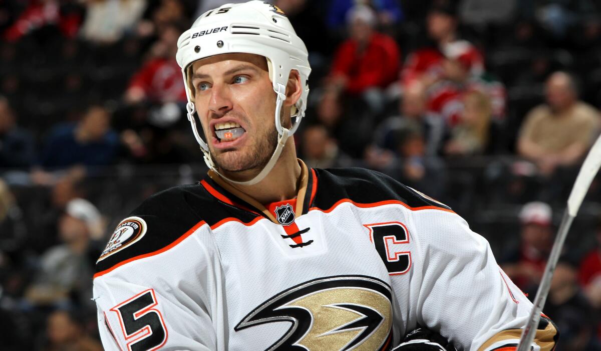 Ducks captain Ryan Getzlaf is trying to begin the Stanley Cup playoffs in relatively good health as compared to the last two postseasons when he was hampered by injuries.