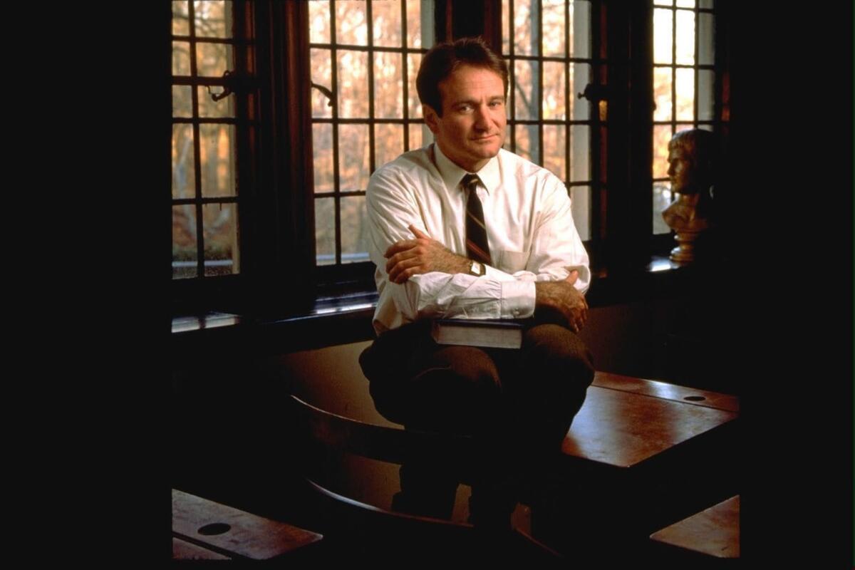 Robin Williams in the 1989 film "Dead Poets Society." Henry Holt has agreed to publish a biography of Williams.