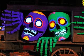 Skulls at Halloween Horror Nights at Universal Studios