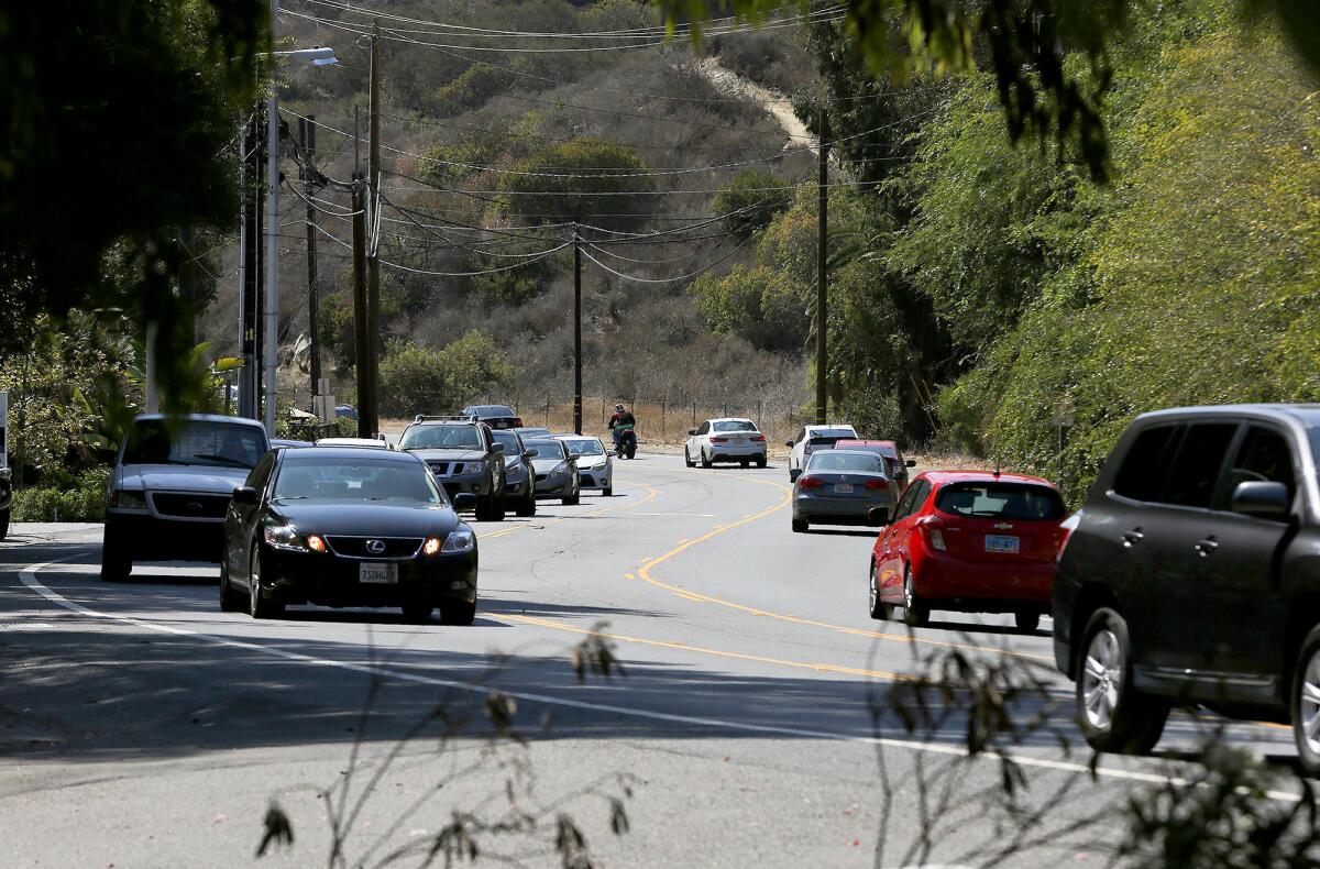 A fatal traffic accident occurred on Laguna Canyon Road Saturday.