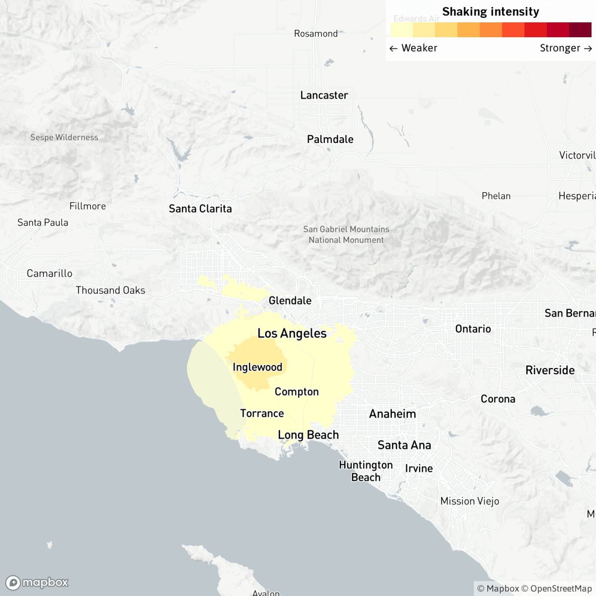 3.7 quake near Inglewood