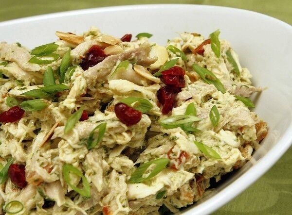 Great as a light meal, it also makes a perfect side dish. Recipe: Chicken salad