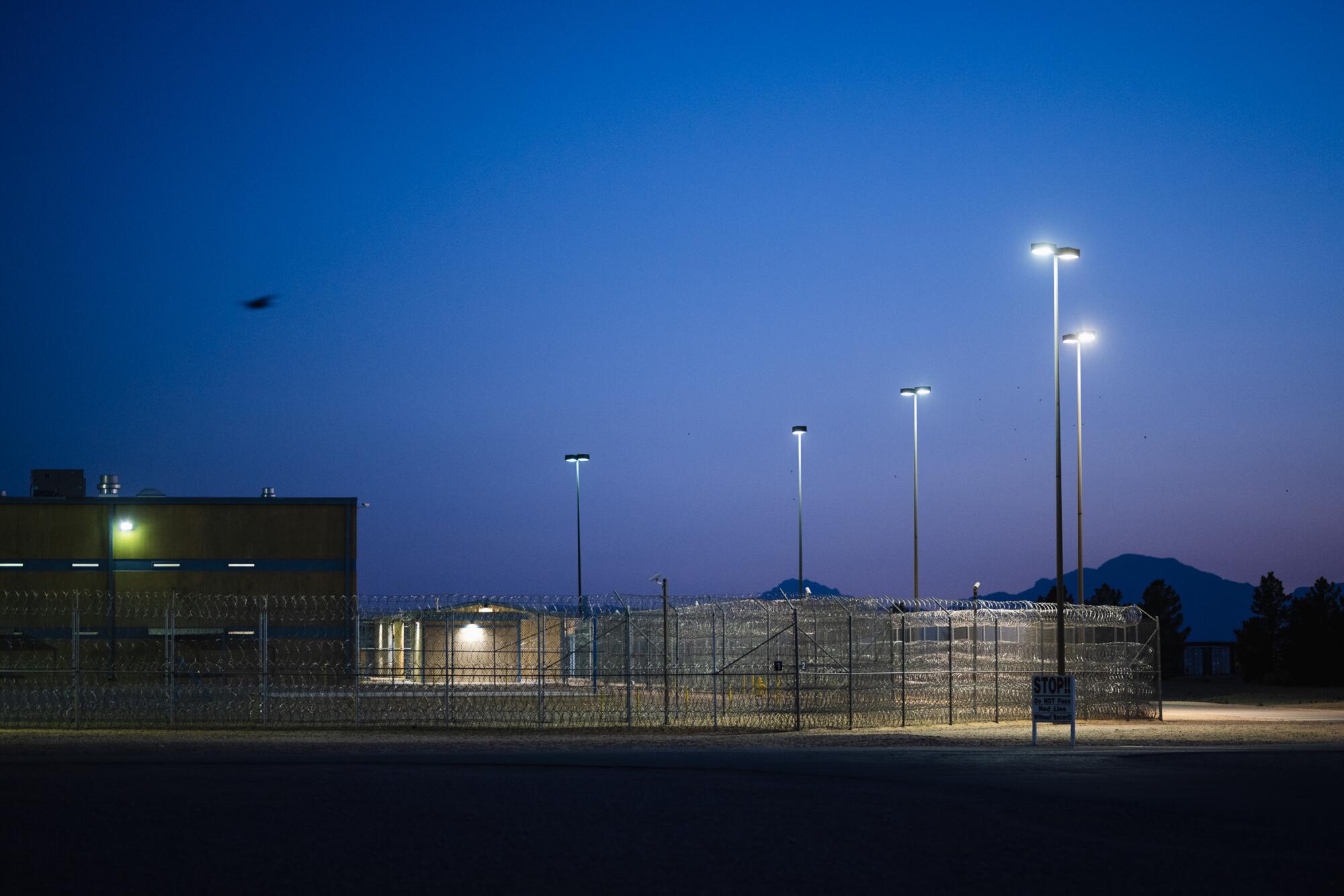 Centro de Procesamiento del Condado de Otero del ICE en Nuevo México.