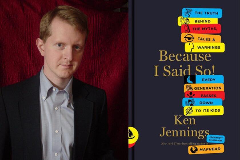 Ken Jennings and his book, "Because I Said So."