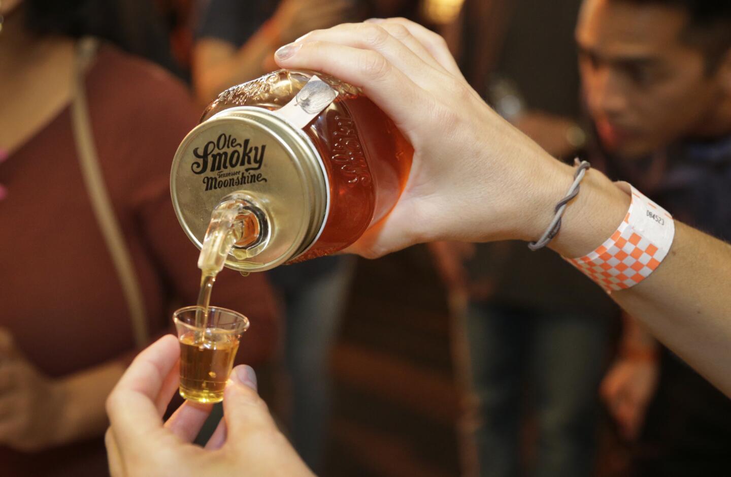 Apple pie moonshine from Ole Smoky Tennessee Moonshine