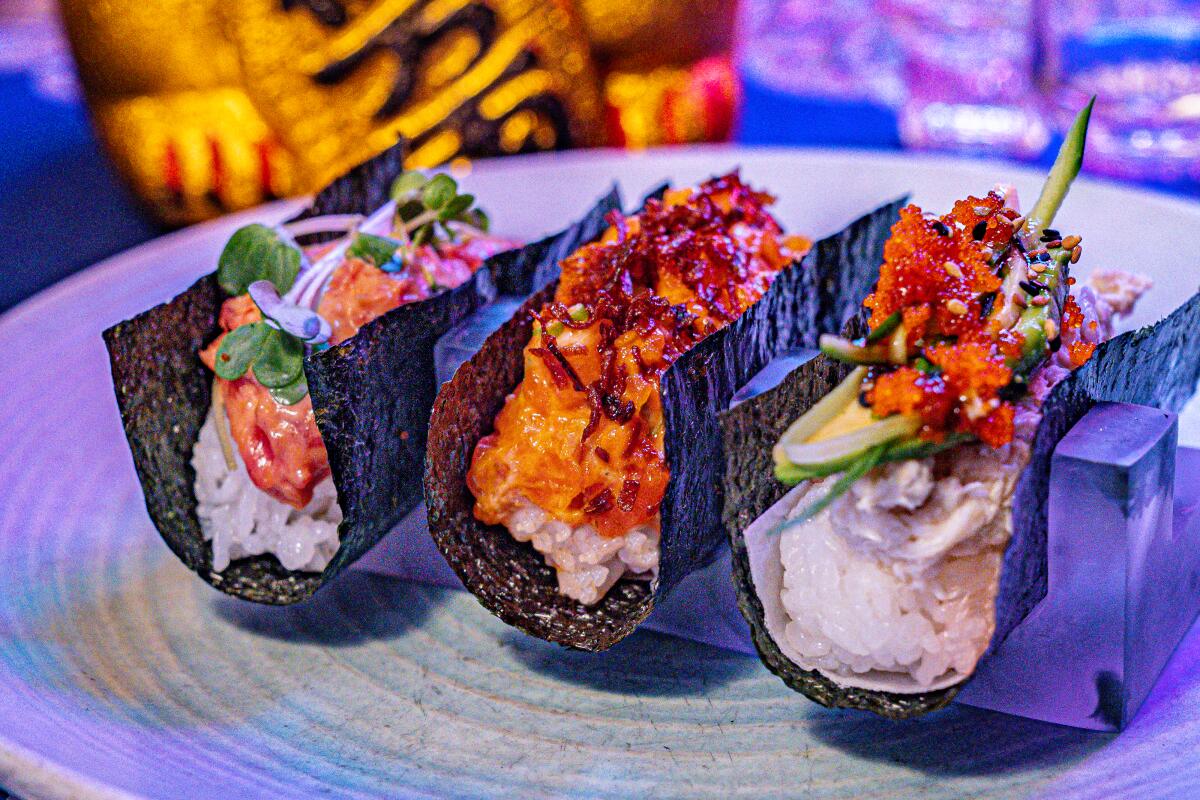 Santa Monica's Blue Plate Oysterette is now Lucky Yu, an indefinite pop-up offering temaki, seafood towers and frozen sake.