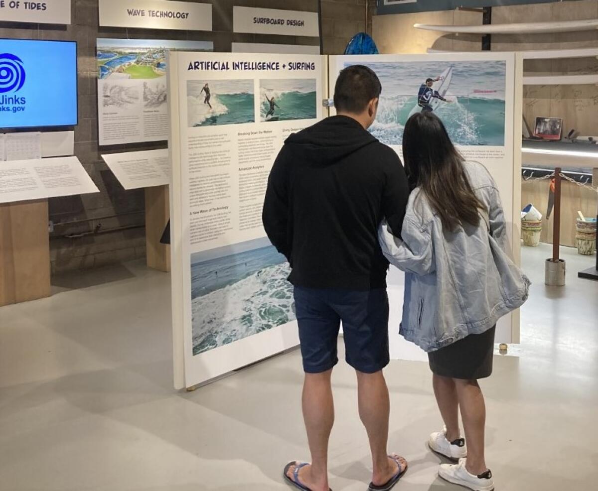 Exhibit explores connections between science and surfing - The San Diego Union-Tribune