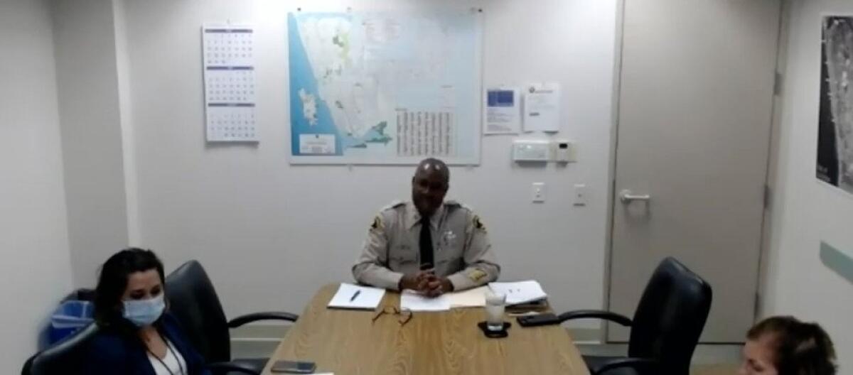 Capt. Herb Taft led a Zoom forum about Encinitas policing.