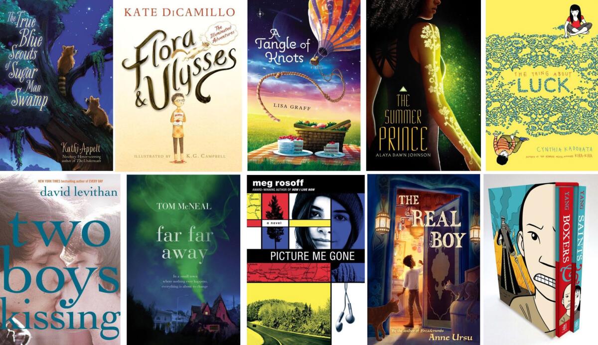 The 10 books on the long-list for the 2013 National Book Award for young people's literature