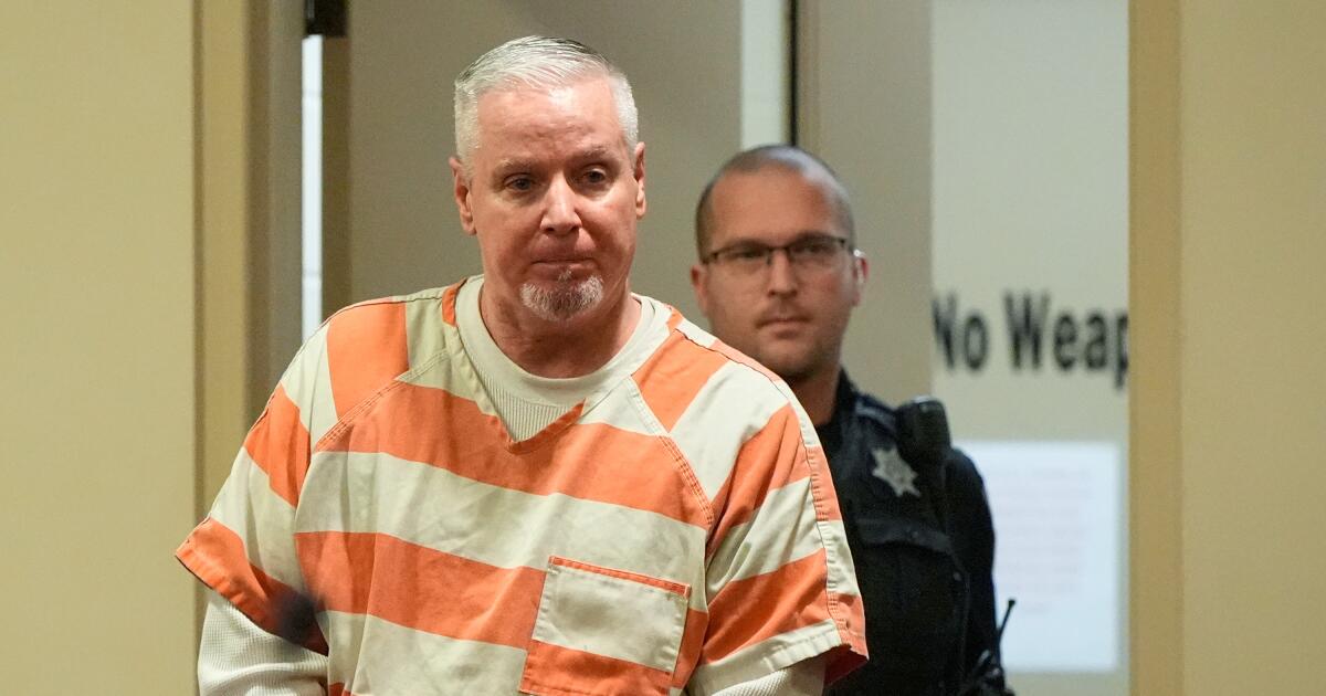Photo: latimes.com FILE - Colin Gray, the father of Apalachee High School shooting suspect Colt Gray, arrives to the courtroom at the Barrow