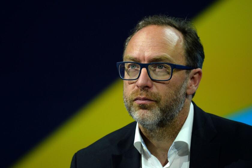 (FILES) This file photo taken on June 30, 2016 shows Jimmy Wales, co-founder and promoter of the online non-profit encyclopedia Wikipedia attends the Viva Technology event in Paris. Wikipedia founder Jimmy Wales is launching a project aimed at reshaping the news media called WikiTribune -- using the same principles as the popular online encyclopedia."The news is broken and we can fix it," WikiTribune says on its website, after Wales announced the plan late April 24, 2017 focused on "evidence-based journalism." / AFP PHOTO / ERIC PIERMONTERIC PIERMONT/AFP/Getty Images ** OUTS - ELSENT, FPG, CM - OUTS * NM, PH, VA if sourced by CT, LA or MoD **