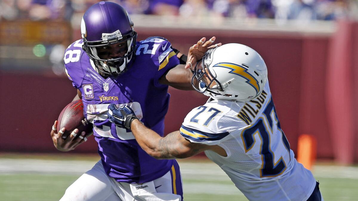 minnesota vikings 28 peterson