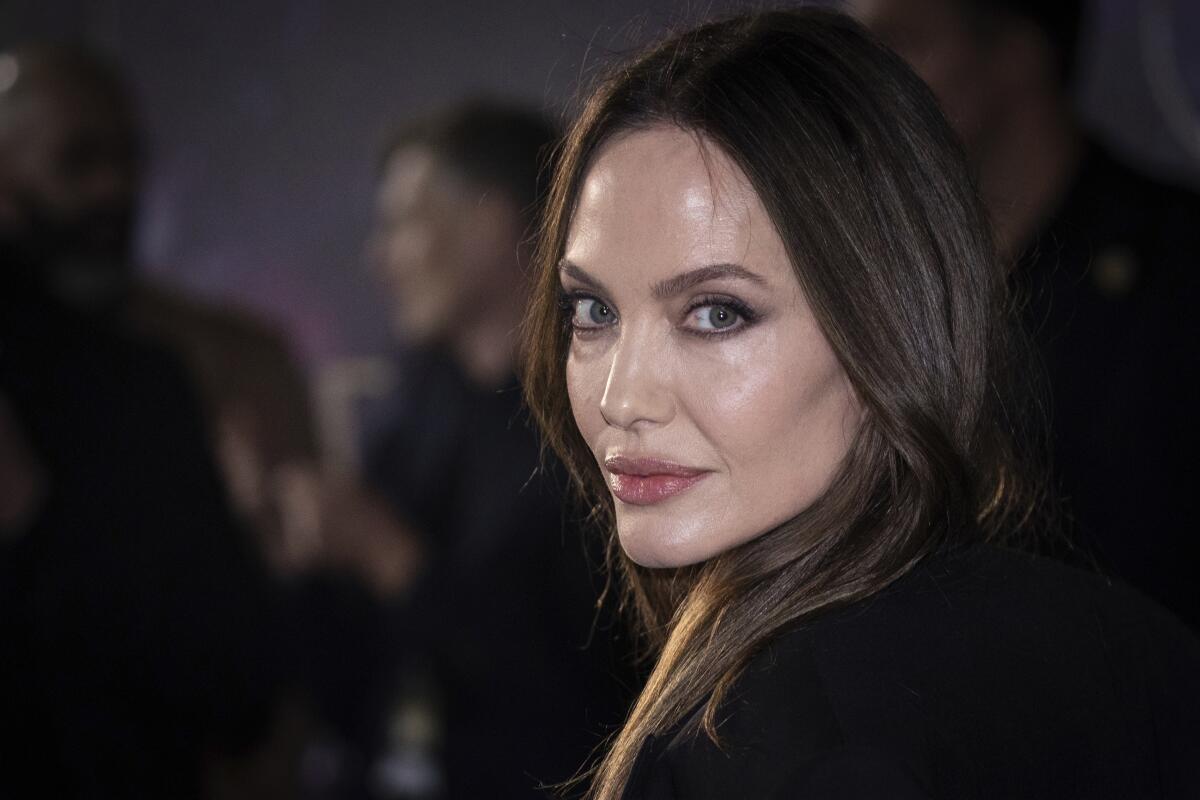 Angelina Jolie Elevated This All-Black Look by Wearing Her Go-To
