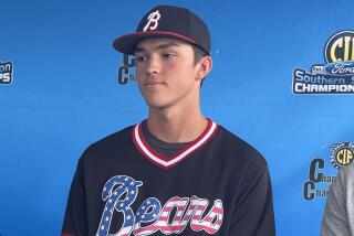 Gunnar Nichols struck out 10, walked none and threw a five-hit shutout in Burbank Burroughs' 1-0 win.