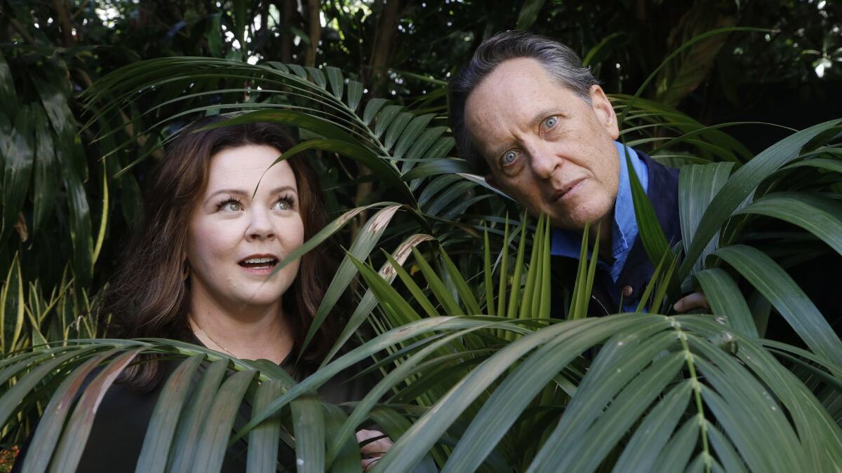 Melissa McCarthy and Richard E Grant