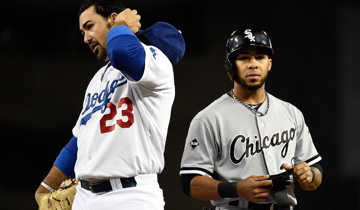 It was another head-scratching loss for first baseman Adrian Gonzalez and the Dodgers when they fell, 2-1, to Leury Garcia and the White Sox on Wednesday night.
