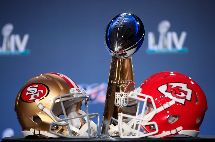 San Francisco and Kansas City will play for the Vince Lombardi Trophy