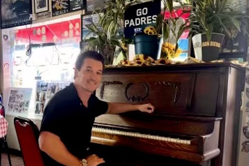 Actor Miles Teller, who plays "Rooster" in "Top Gun: Maverick," visited Kansas City Barbeque to play piano from "Top Gun."