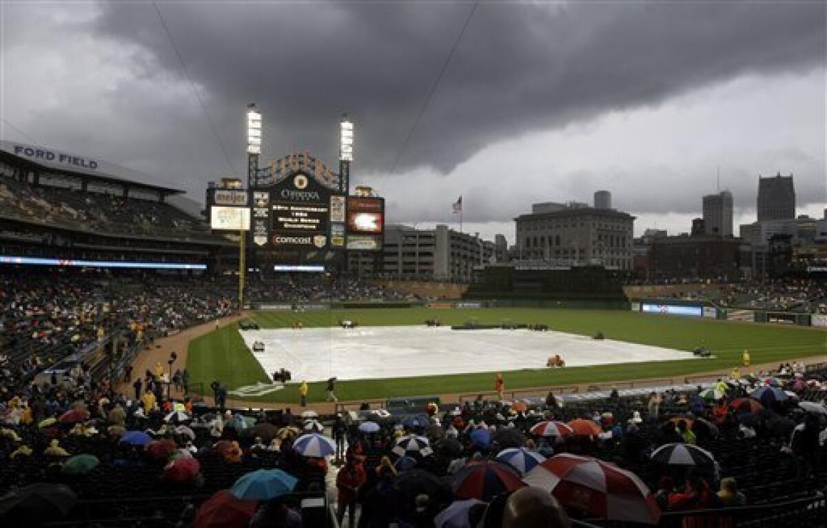 Detroit Tigers Opening Day forecast: cloudy, rain likely