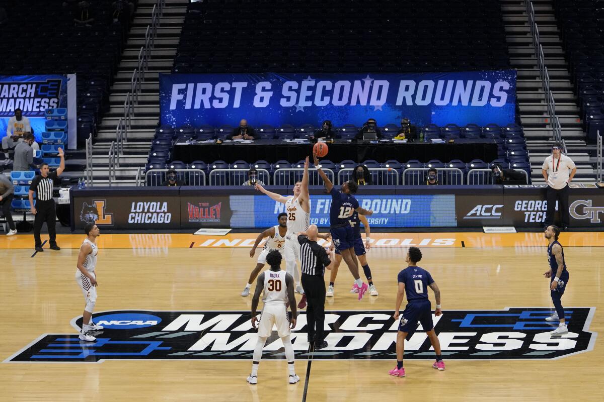 Georgia Tech tips off against Loyola Chicago at the NCAA tournament on Friday.