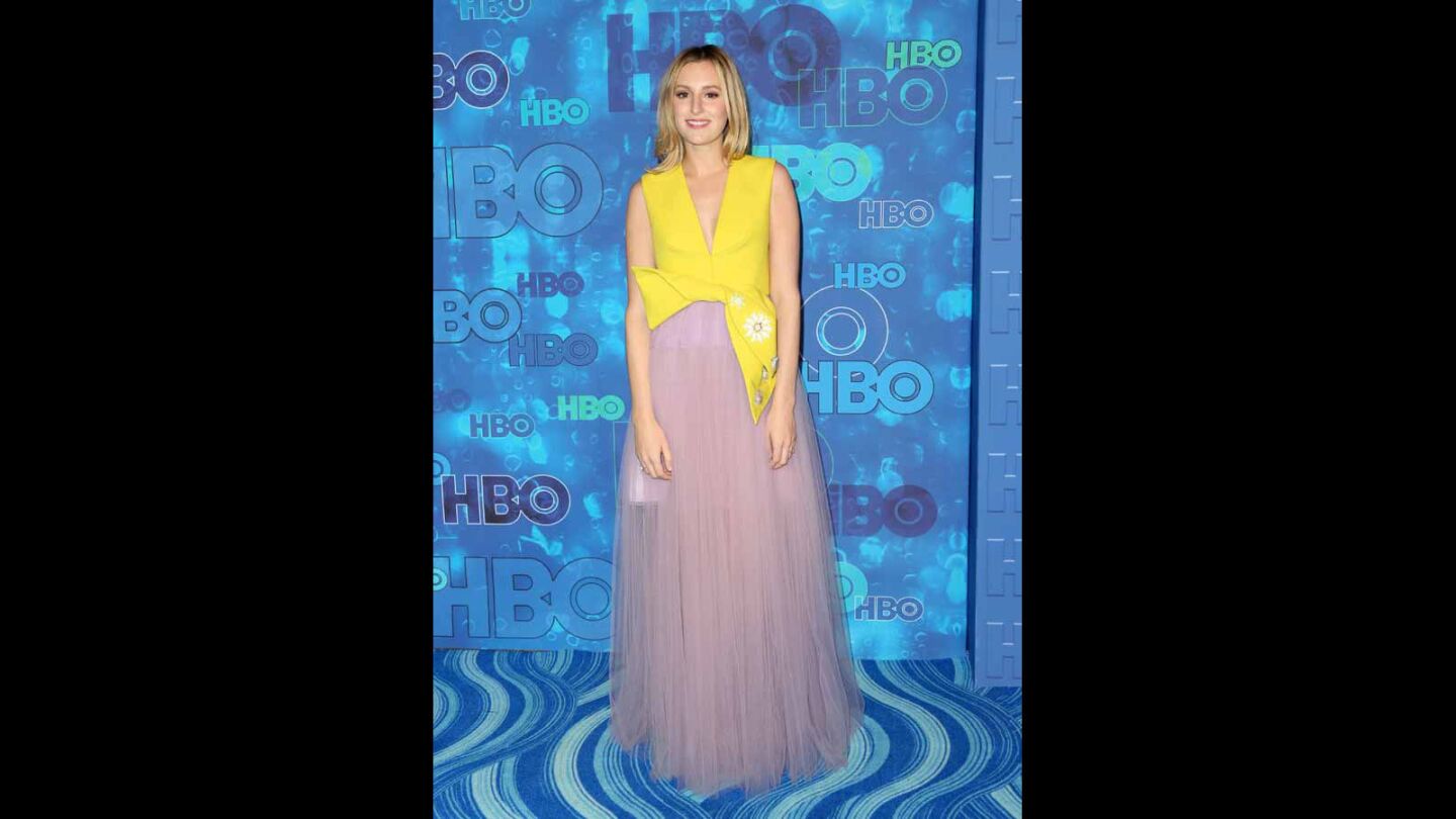 Actress Laura Carmichael attends HBO's Emmys after-party.