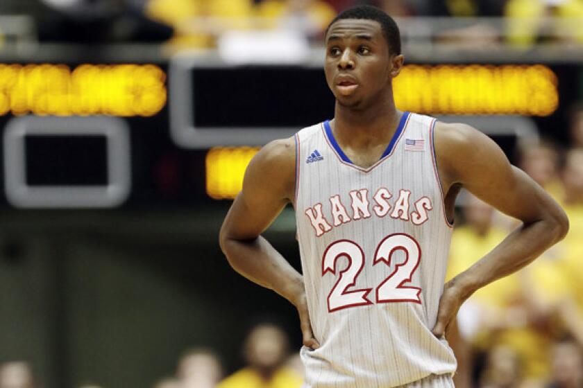 Kansas guard Andrew Wiggins, who was once considered primed for NBA stardom, is no longer seen as a sure-bet franchise savior.