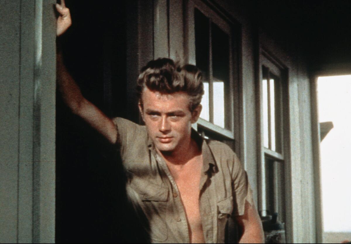 James Dean in "Giant" (1956)