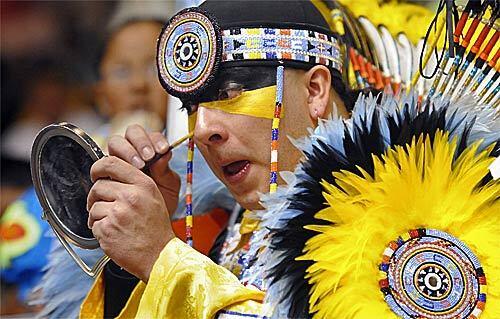2. Albuquerque, N.M. Lodging: $120.75 Meals: $58.16 Total average daily cost: $178.91 Photo: Dancer Darrell Hill, of the Oneida/Menominee tribes, prepares to lead dancers in the 25th Gathering of Nations Pow Wow, which was held in Albuquerque in April.