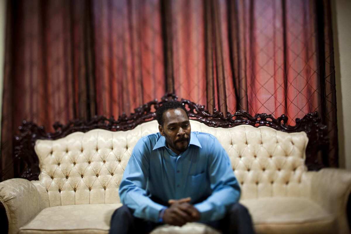Rodney King at his home in Rialto.