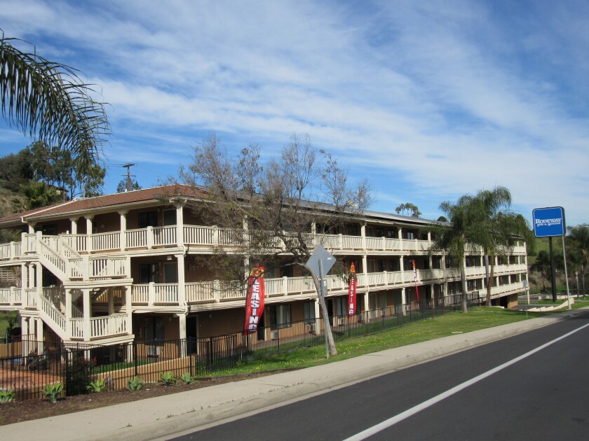 The Rodeway Inn & Suites on El Cajon Boulevard near Grossmont High School will become Vista Pines, an extended-stay hotel similar that is similar to apartments.