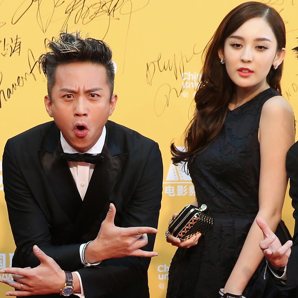 Chinese actor Deng Chao and actress Gulnazar.