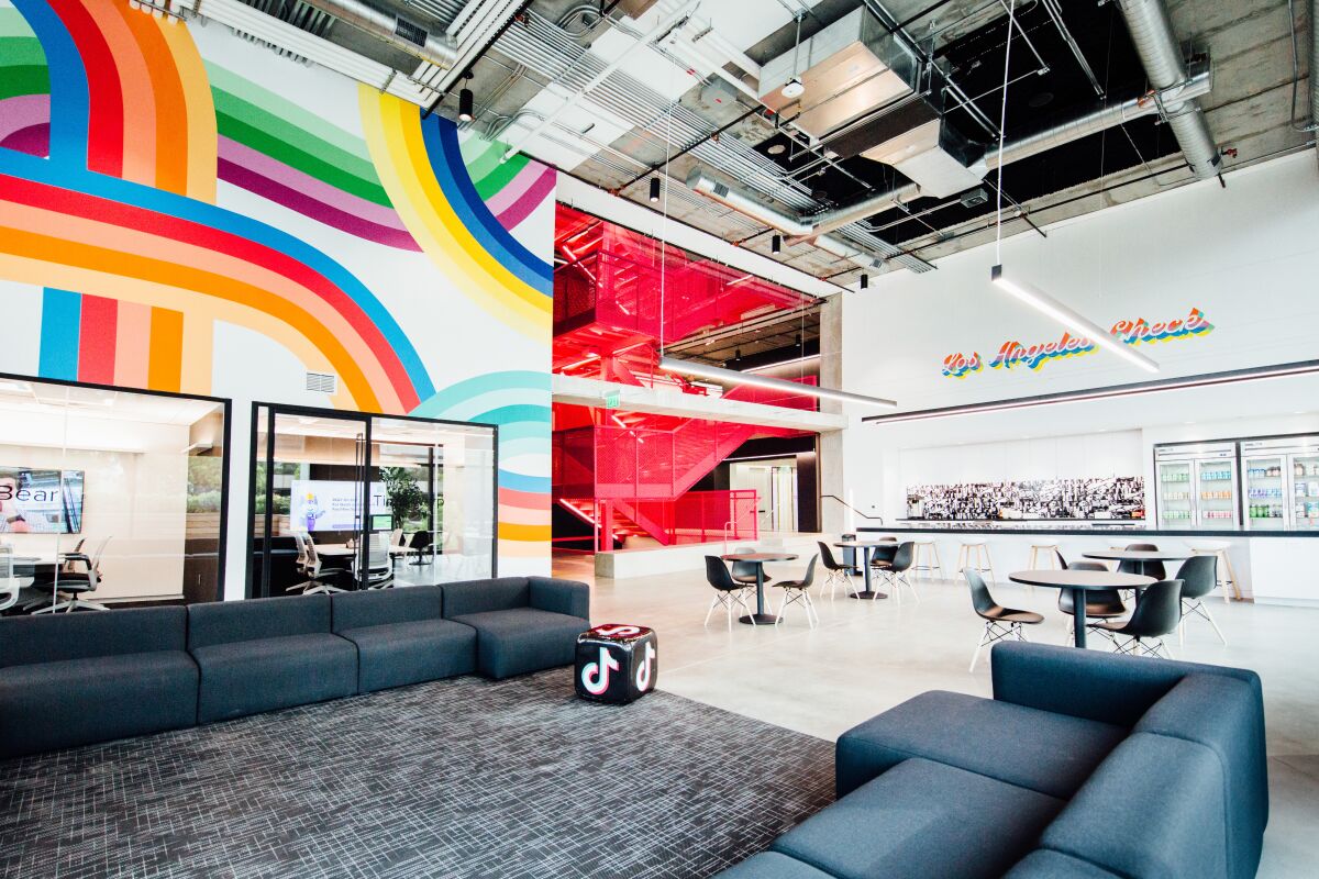 TikTok offices located in Culver City.