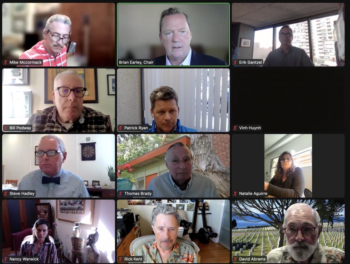 La Jolla Traffic & Transportation Board members meet April 20 online.