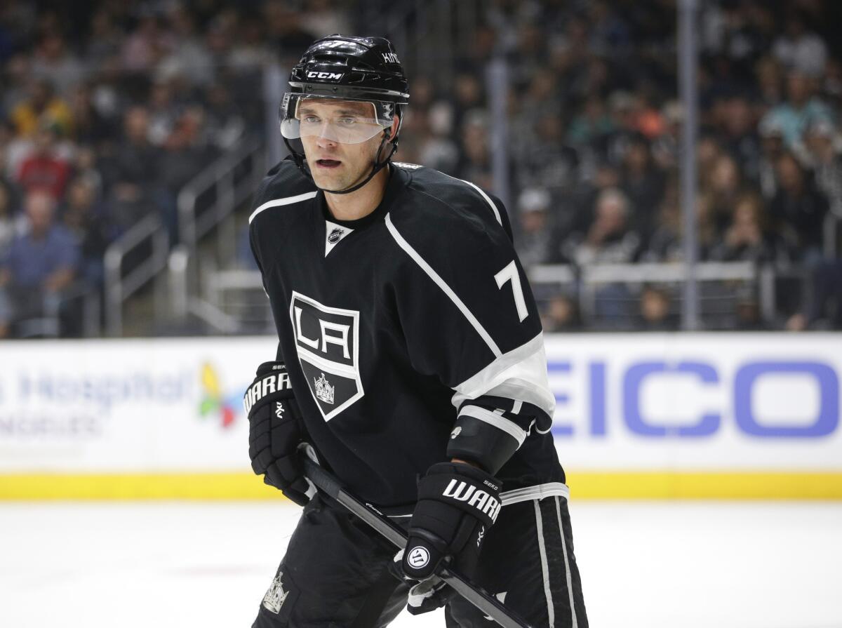 Defenseman Andrej Sekera suffered a lower-body injury during a game Monday during a loss to the Chicago Blackhawks, 4-1.