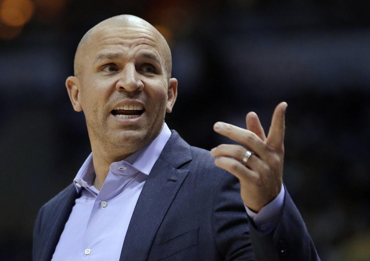 Bucks Coach Jason Kidd gestures during a game against the Portland Trail Blazers on Dec. 7, 2015.