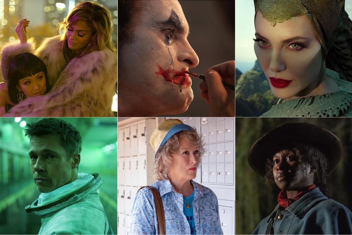 Clockwise: "Hustlers," "Joker," "Maleficent 2: Mistress of Darkness," "Harriet," "The Laundromat" and "Ad Astra" are just a few of the films set to be released in the fall.