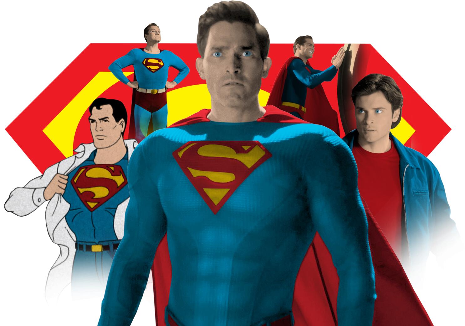 New Superman looks like if Henry Cavill and Tom Welling had a love