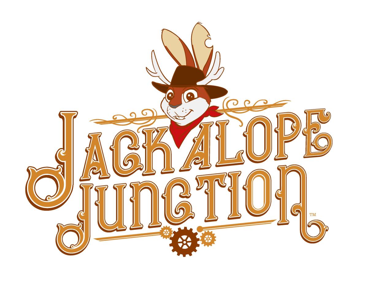 The logo for Greg Schumsky's Jackalope Junction, a theme park he would like to build in a rural part of San Diego County.
