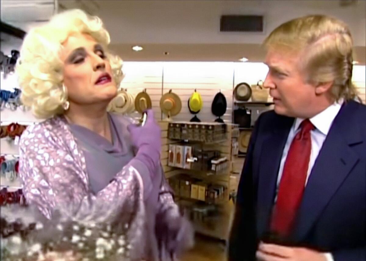 Rudy Giuliani, left, with Donald Trump