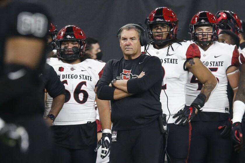 San Diego State meets Utah State on Saturday for the 2021 Mountain West championship.