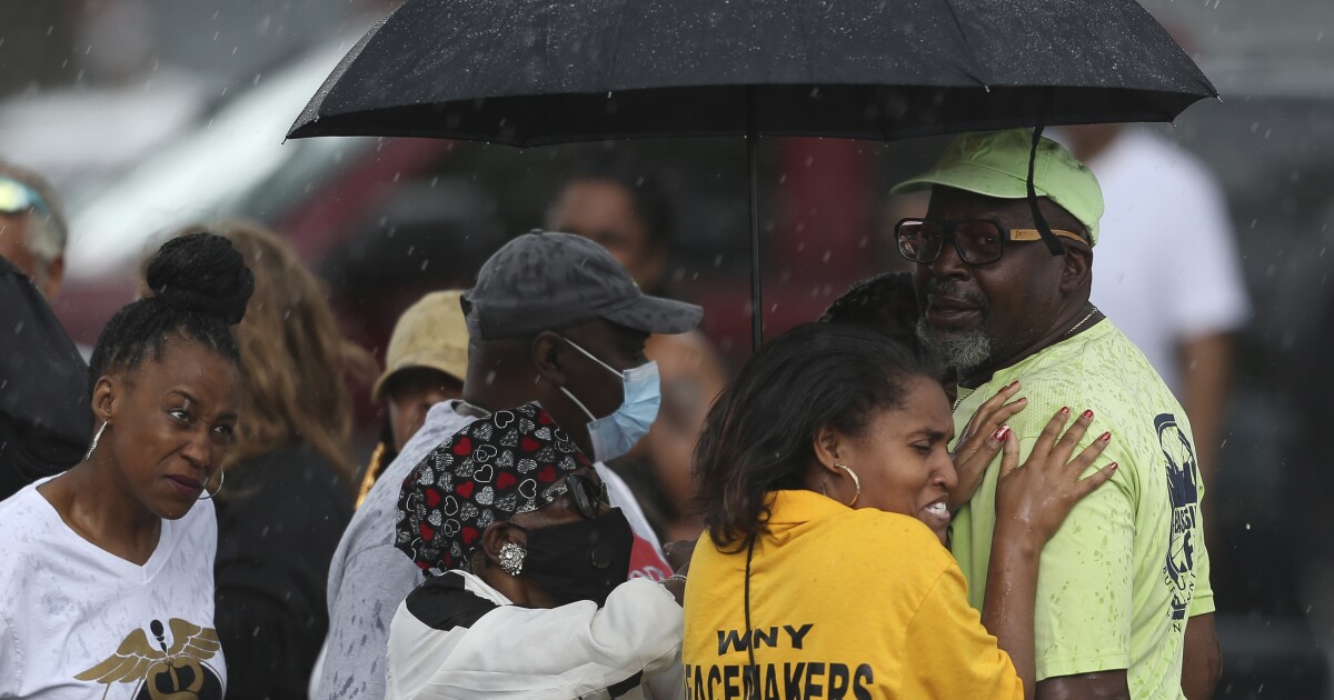 Gunman kills 10 in racist attack at Buffalo supermarket Gunman kills 10 in racist attack at Buffalo supermarket