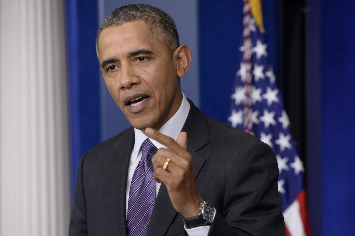 President Obama: Still measuring the surge in ACA enrollments.